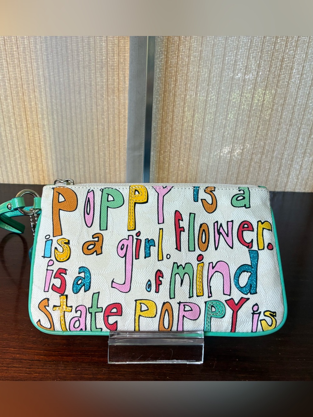 Coach Y2K Poppy is Love Wristlet